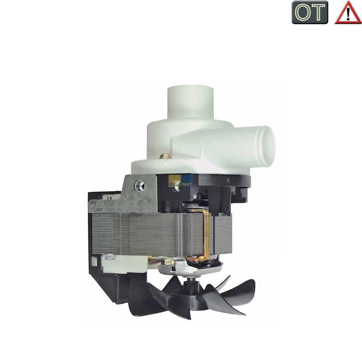 Ablaufpumpe wie Bauknecht 481236018012 Plaset mit Pumpenkopf f�r Waschmaschine (10001626)