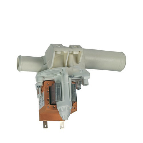 Ablaufpumpe wie Whirlpool 481936018217 Mainox mit Pumpenkopf f�r Waschmaschine Waschtrockner (KD-10001377)