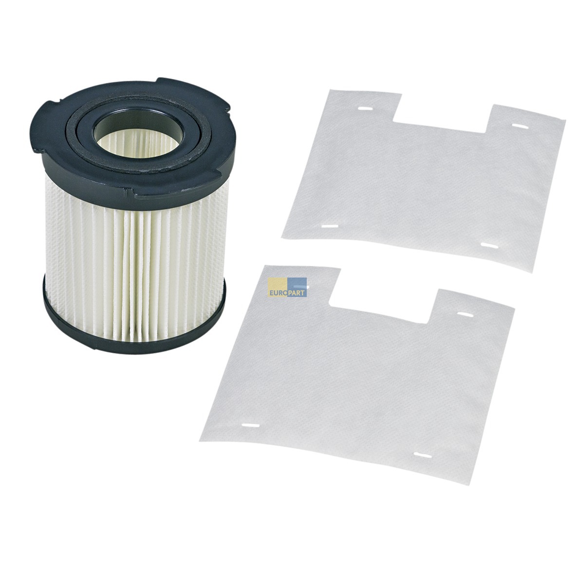 Abluftfilterzylinder AEG 900196614-3 Lamellenfilter mit 2 Mikrofiltern f�r Staubsauger (EA-9001966143)