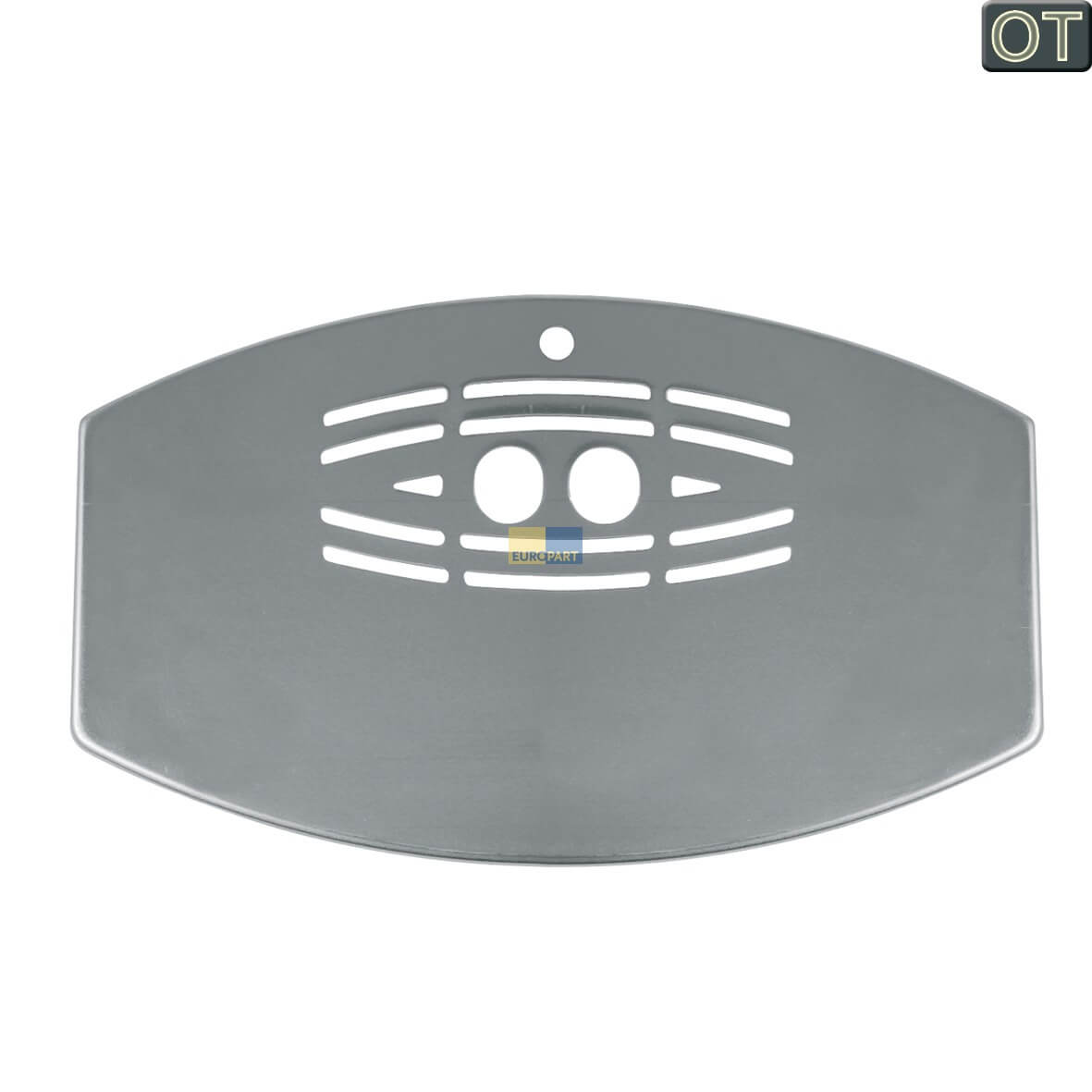 Abtropfschalenabdeckung DeLonghi 6032120800 silbern f�r Kaffeemaschine (KD-6032120800)