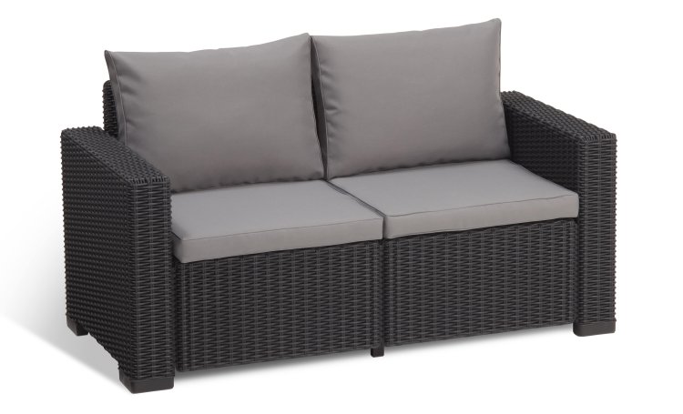 Allibert California Loungesofa graphit - f-r 2 Personen