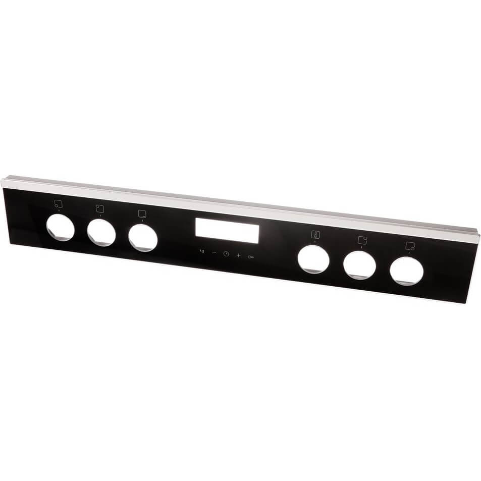 Bedienblende Material:Glas- Farbe:schwarz-edelstahl  Bedienblende Material:Glas- Farbe:schwarz-edelstahl (BD-11048132)