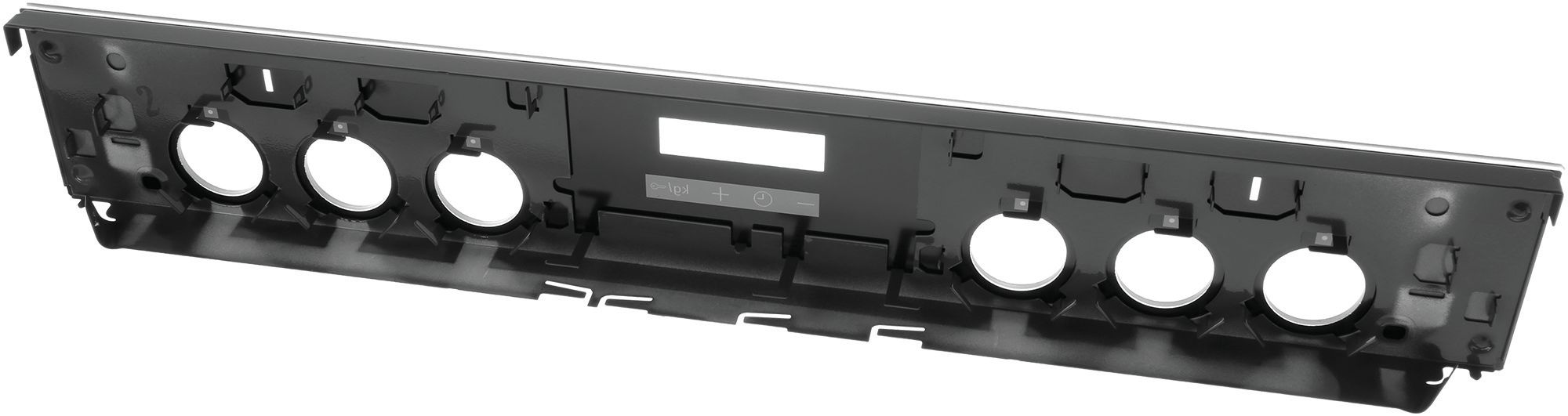 Bedienblende Material:Glas- Farbe:schwarz- Optimiertes Design light grey (BD-11031728)