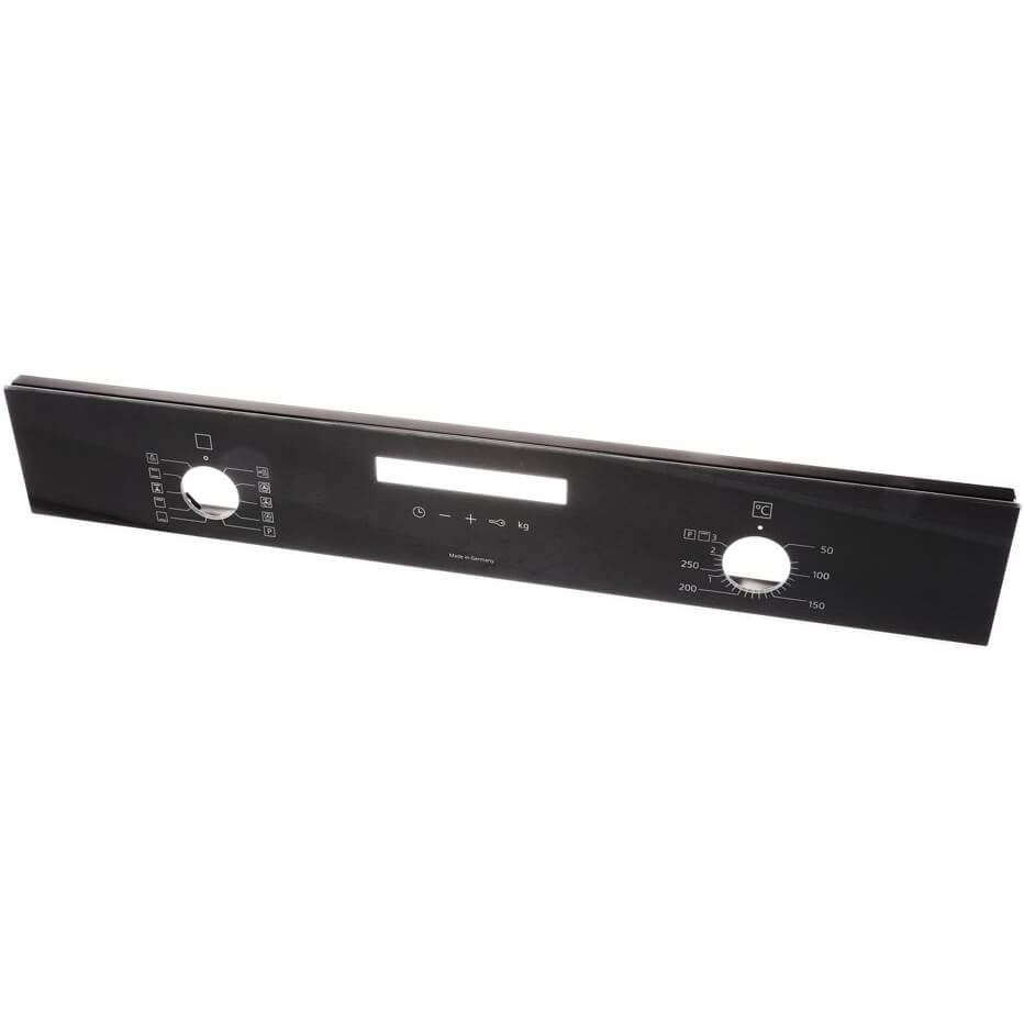 Bedienblende Material:Glas- Farbe:schwarz- Optimiertes Design light grey (BD-11059371)