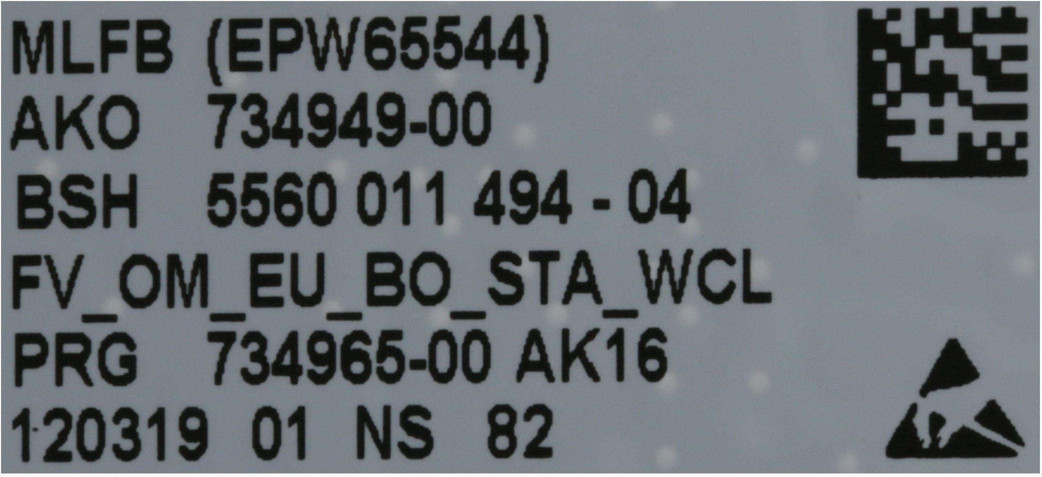 Bedienmodul CS-PCB OPER  MOD  BO-STA-WCL- PR  EX F1 (BD-00648768)