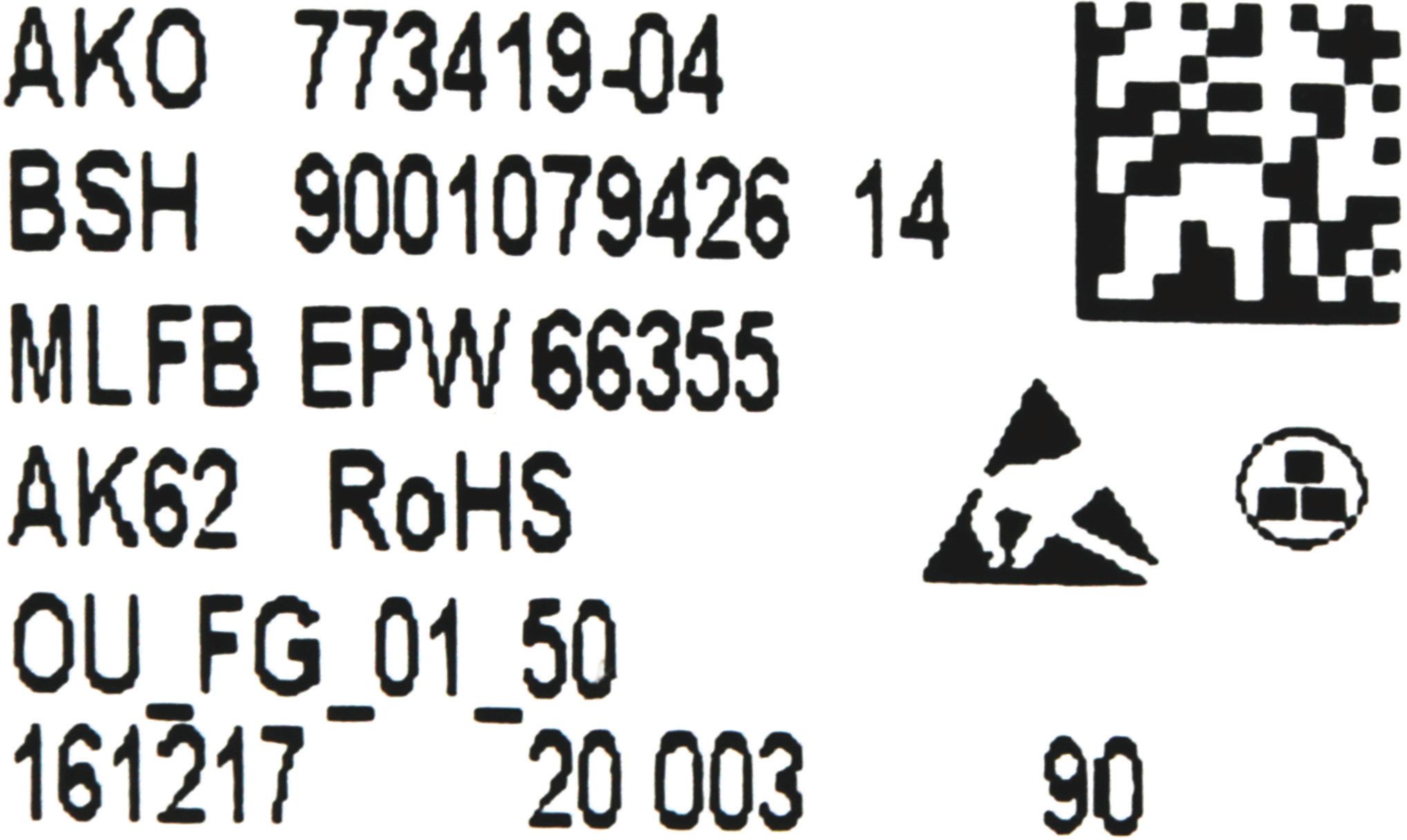 Bedienmodul programmiert (BD-10015650)