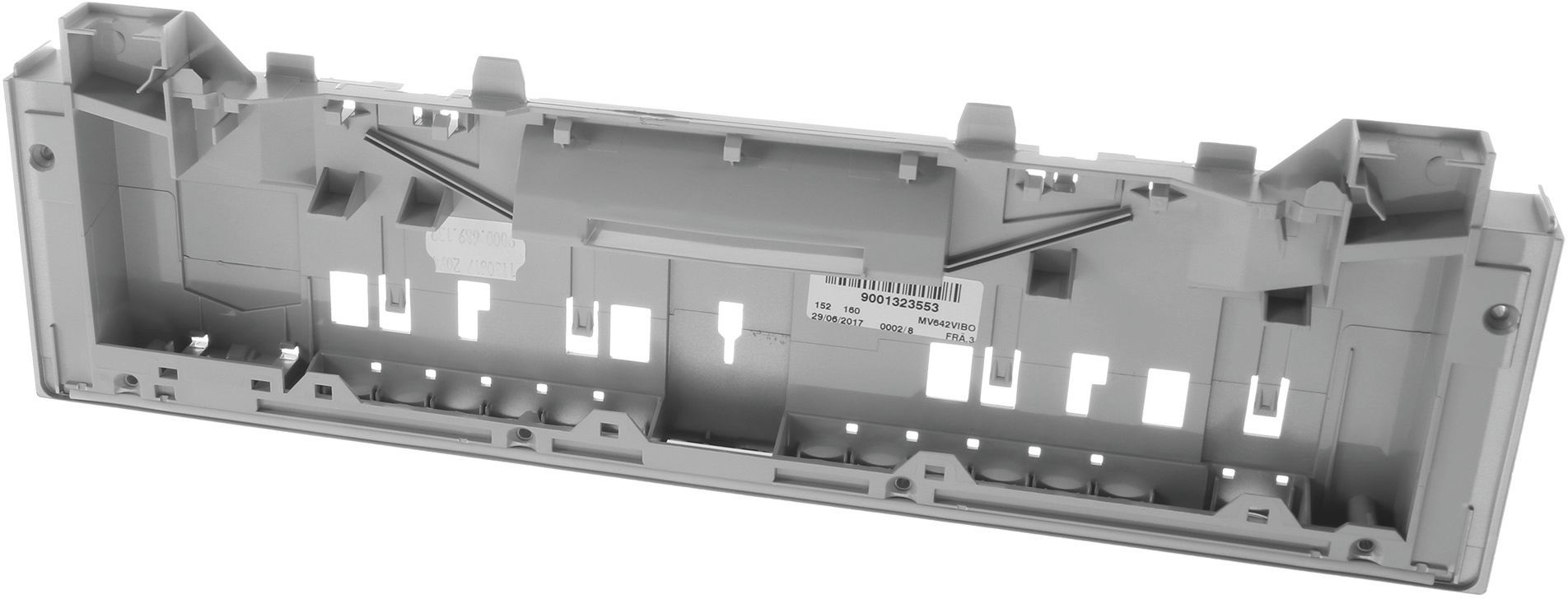 Blendenkasten Edelstahlfarbig 6 Programme- 4 Zusatzfunktionen- Zeitvorwahl (BD-11023793)