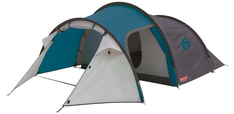 Coleman Cortes 3 Blue Tunnelzelt unter Camping