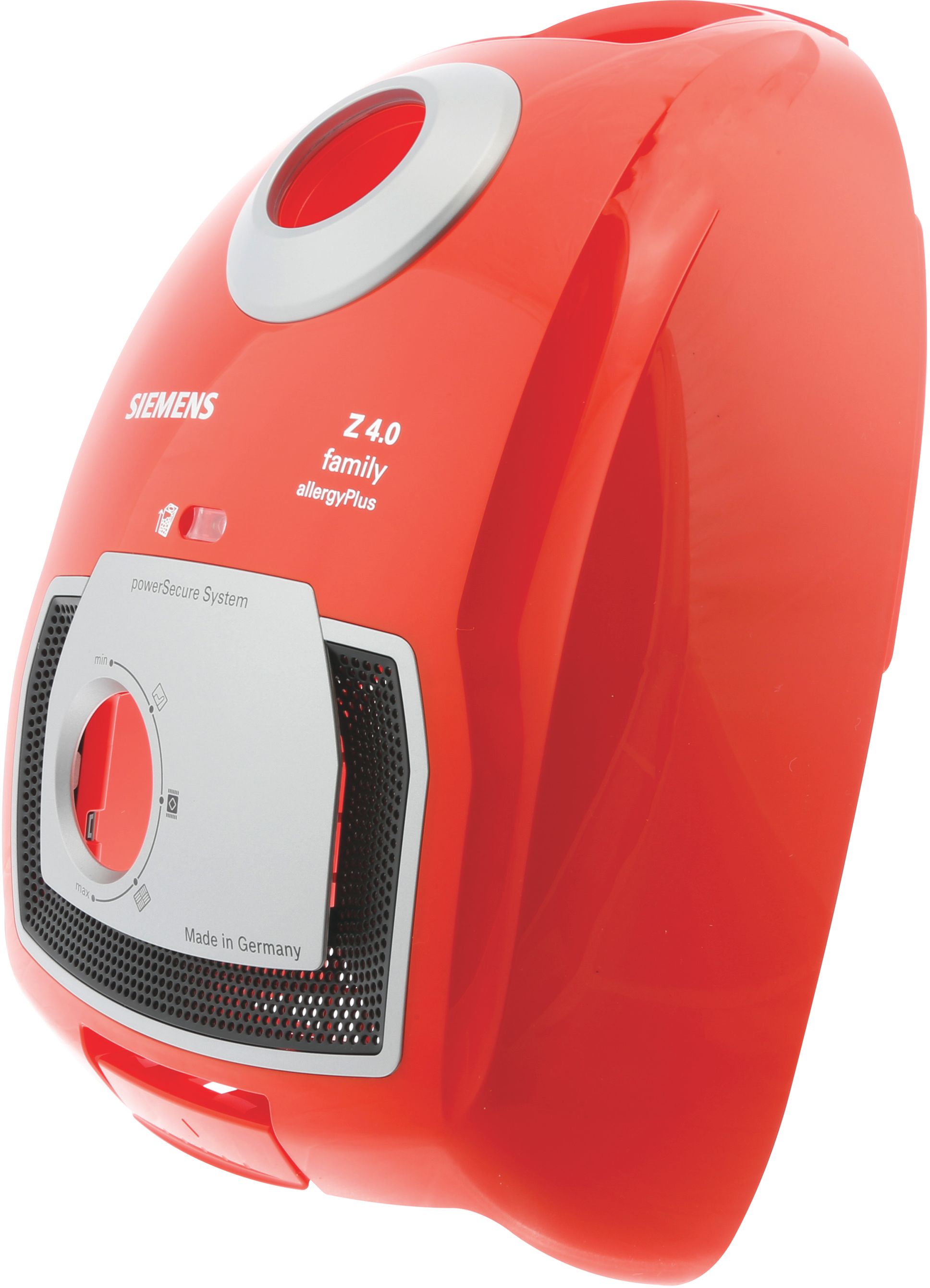 Deckel f�r Staubraum mit FiWeAnz - Stutzenring-weiss alu- Blende- Gitter desert-sun- SIEMENS Z4 0 family allergyPlus (BD-11010310)