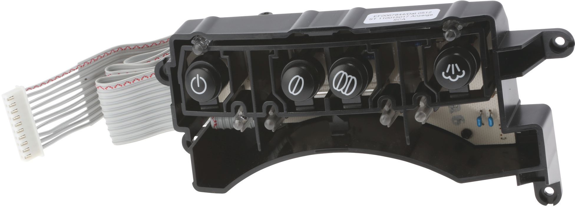 Displaymodul 4 LEDs- Tasten schwarz matt (BD-00644595)