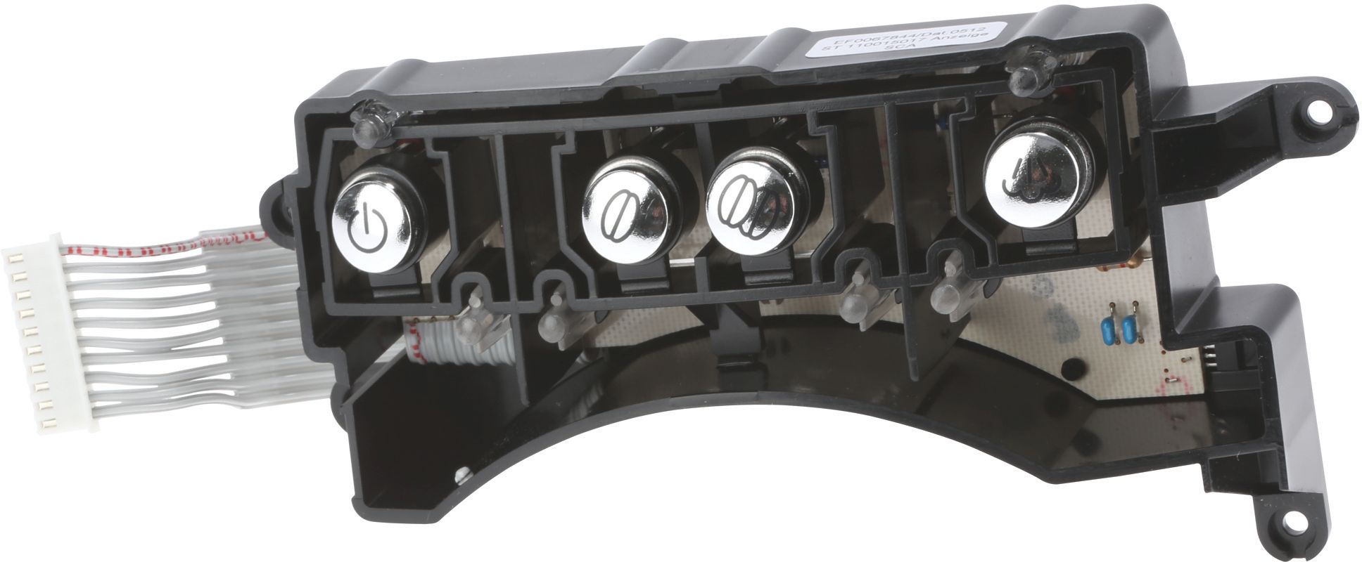 Displaymodul 4 LEDs- Tasten verchromt (BD-00648005)