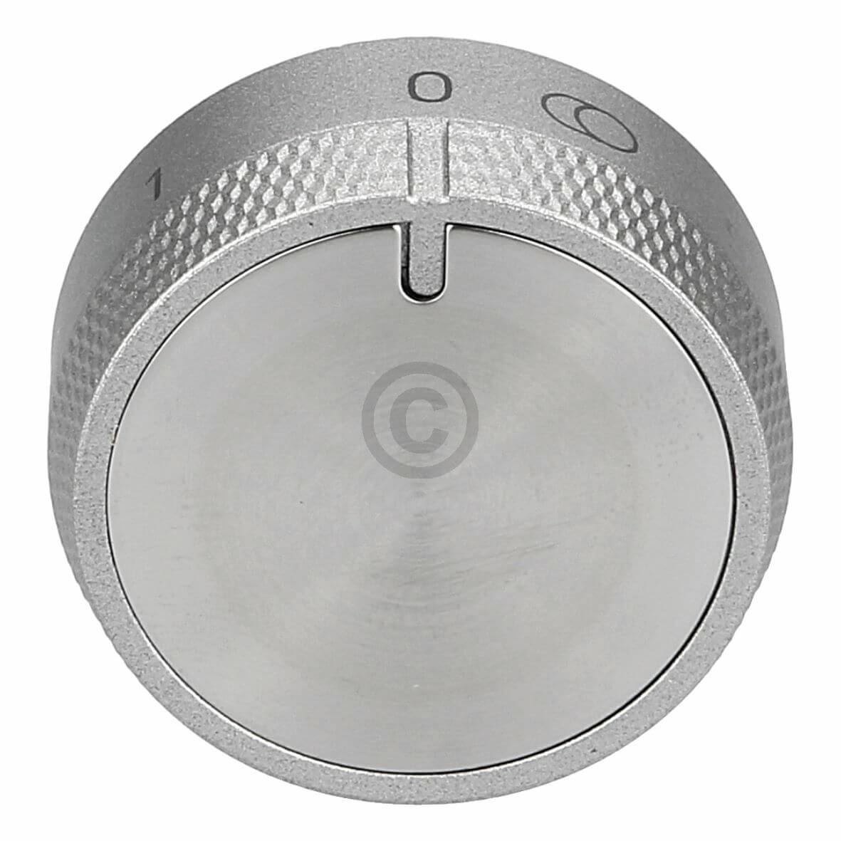 Drehgriff-Kochstelle rund- feststehend- edelstahl- unbeleuchtet rund- feststehend- edelstahl- unbeleuchtet (BD-10005397)