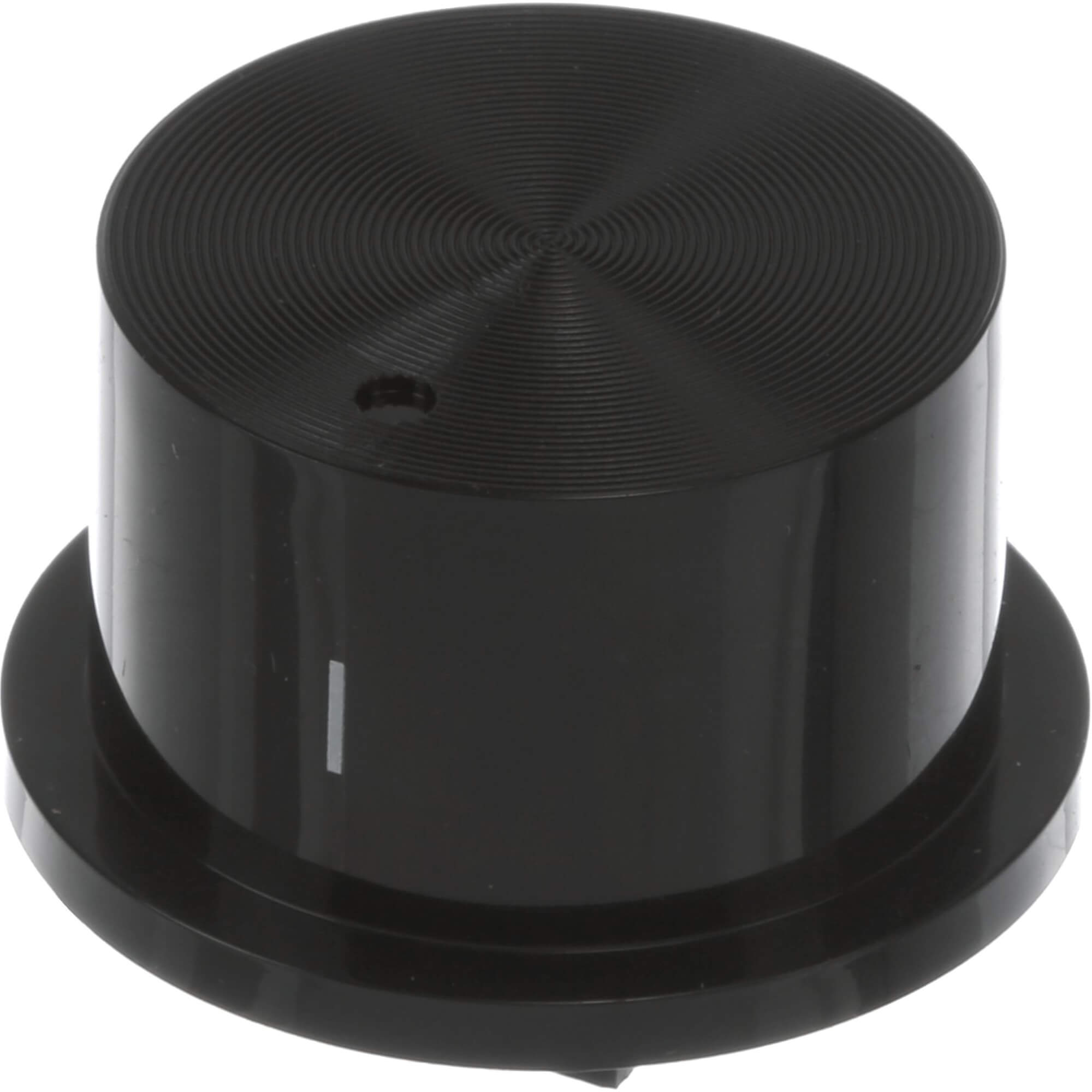 Drehgriff rund- feststehend- schwarz- unbeleuchtet- Bedruckungsfarbe: hellgrau  Drehgriff rund- feststehend- schwarz- unbeleuchtet- Bedruckungsfarbe: hellgrau (BD-10011125)