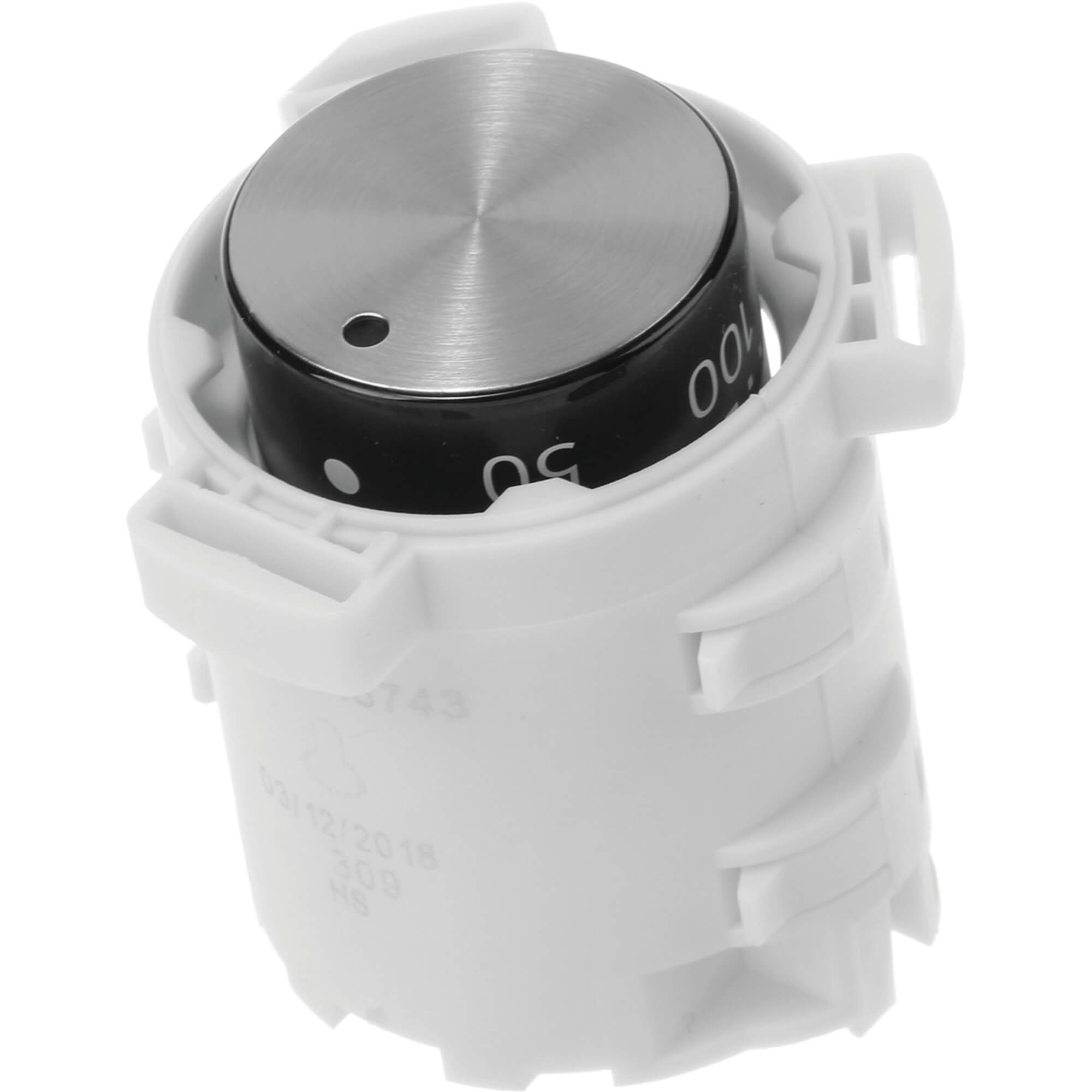 Drehgriff-Temperatur rund- versenkbar- schwarz- unbeleuchtet (BD-10010087)