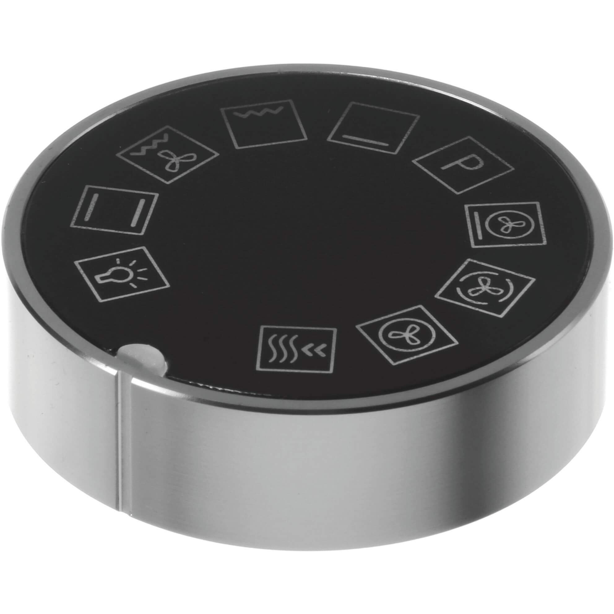 Drehgriff-Vorwahl rund- feststehend- schwarz- beleuchtet (BD-10004291)