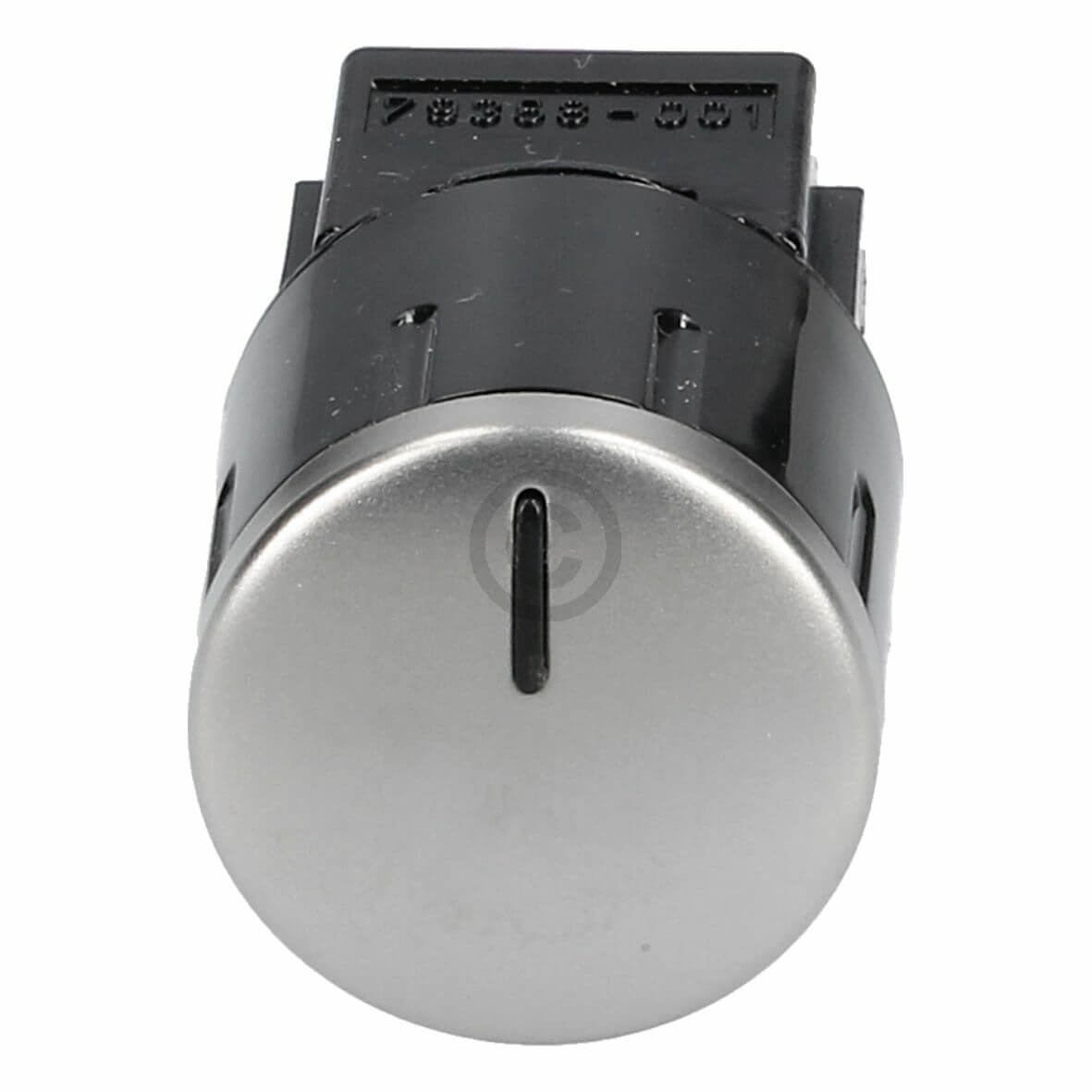 Drehgriff-Vorwahl schwarz mit EdelstahlPLATTE (00173990)