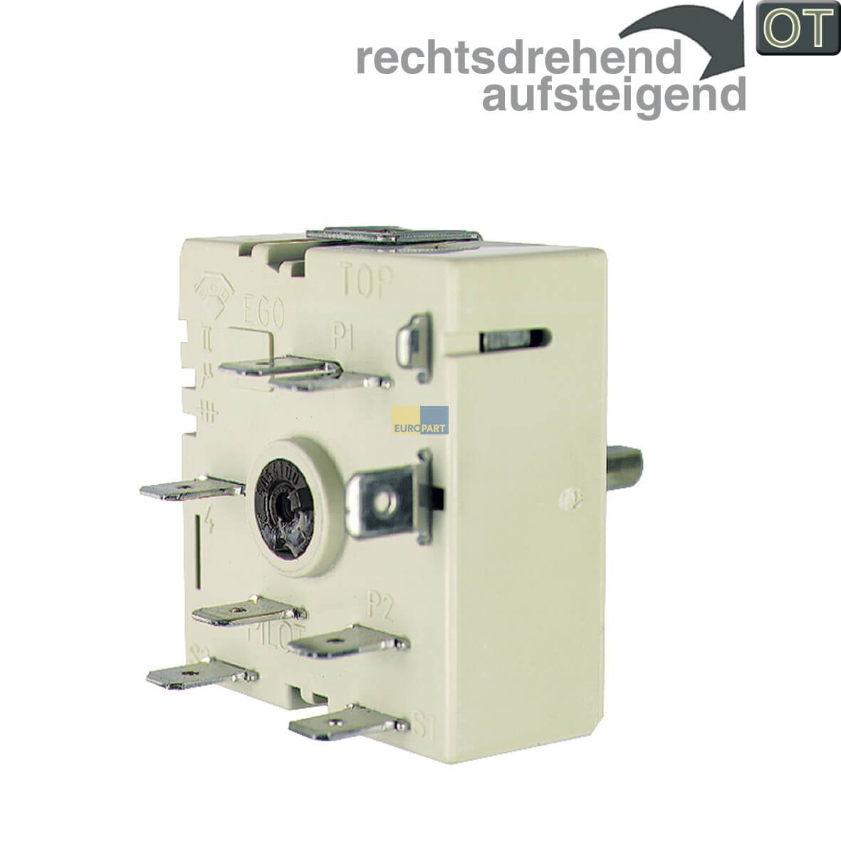 Energieregler 1kreis Miele 7235171 EGO 50-57021-010 f�r Kochfeld Herd (7235171)