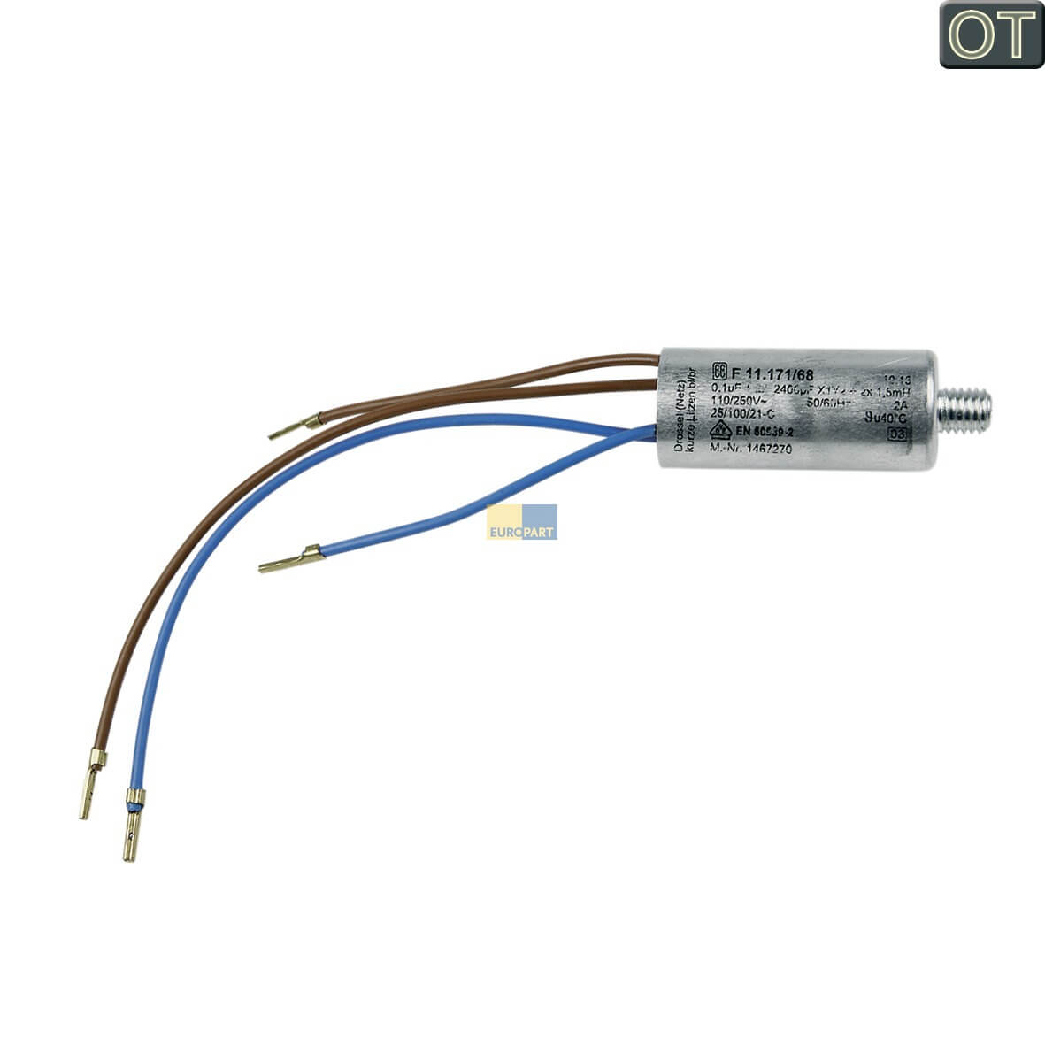 Entst�rschutz Miele 1467270 Entst�rfilter 0- 1-F f�r B�gelautomat B�gelmaschine (EA-1467270)