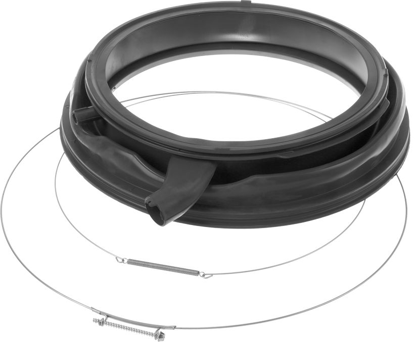 Fenstermanschette fettbest�ndig mit Beleuchtungsstutzen anthrazit fettbest�ndig (BD-20000401)