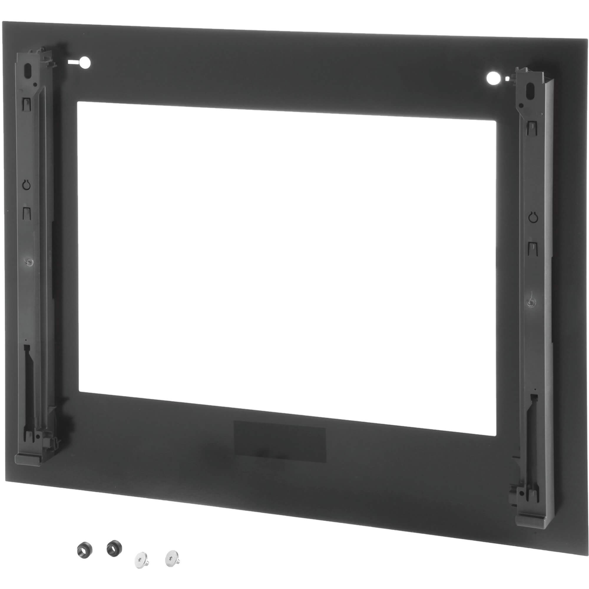 Frontglasscheibe f�r 60cm Ger�te- Farbe:weiss- mit geklebten Kunststoffprofilen f�r 60cm Ger�te- Farbe:weiss (BD-00776121)