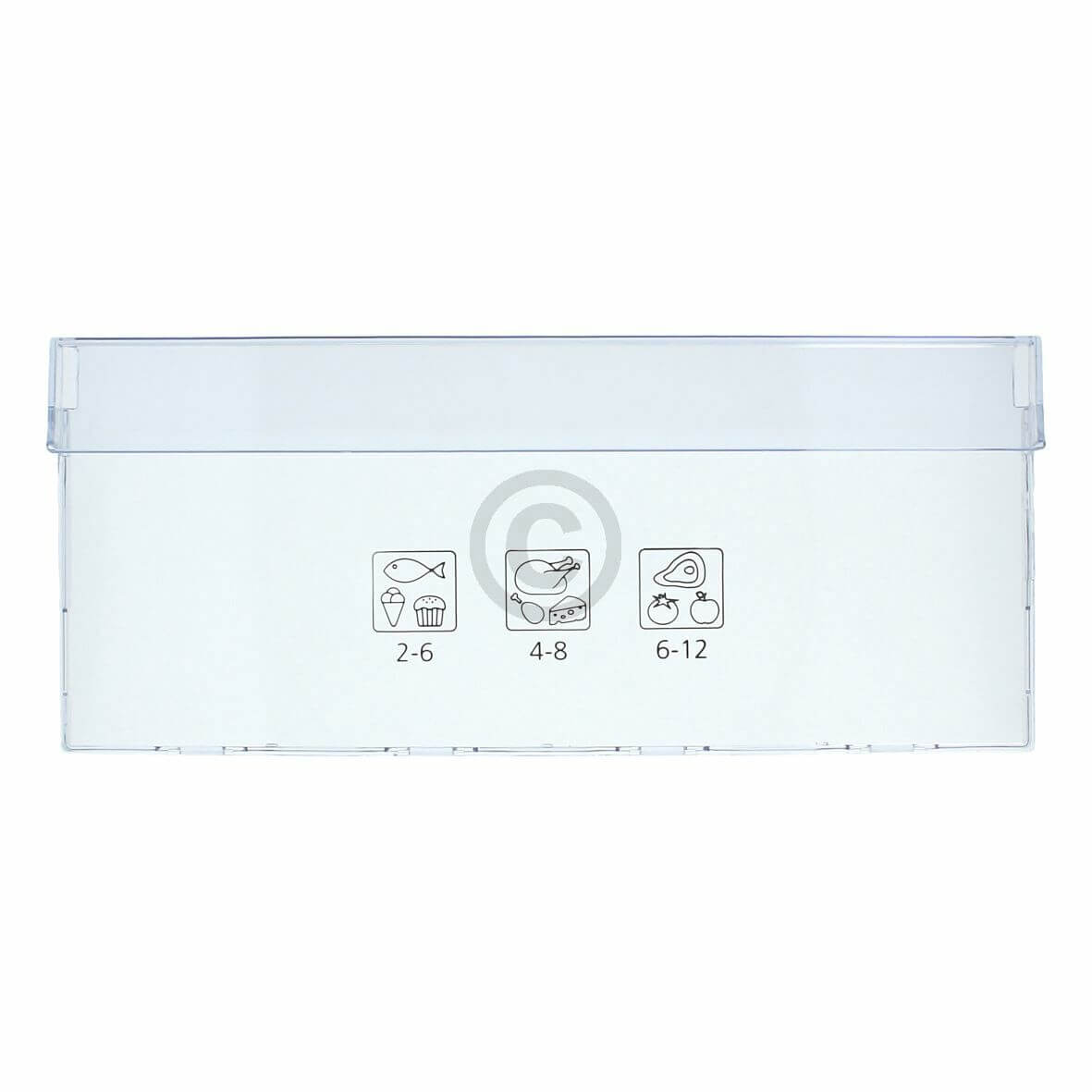 Frontgriffblende f�r Gefrierschubladen oben Beko 5906370300 in K�hlGefrierKombination Gefrierschrank (KD-5906370300)