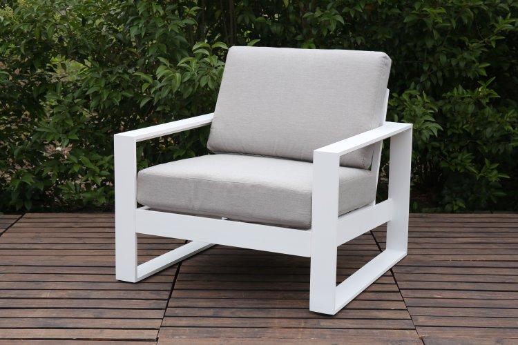 Gartenstuhl Quatar Loungeset - Wei- (ab 2 St-ck)