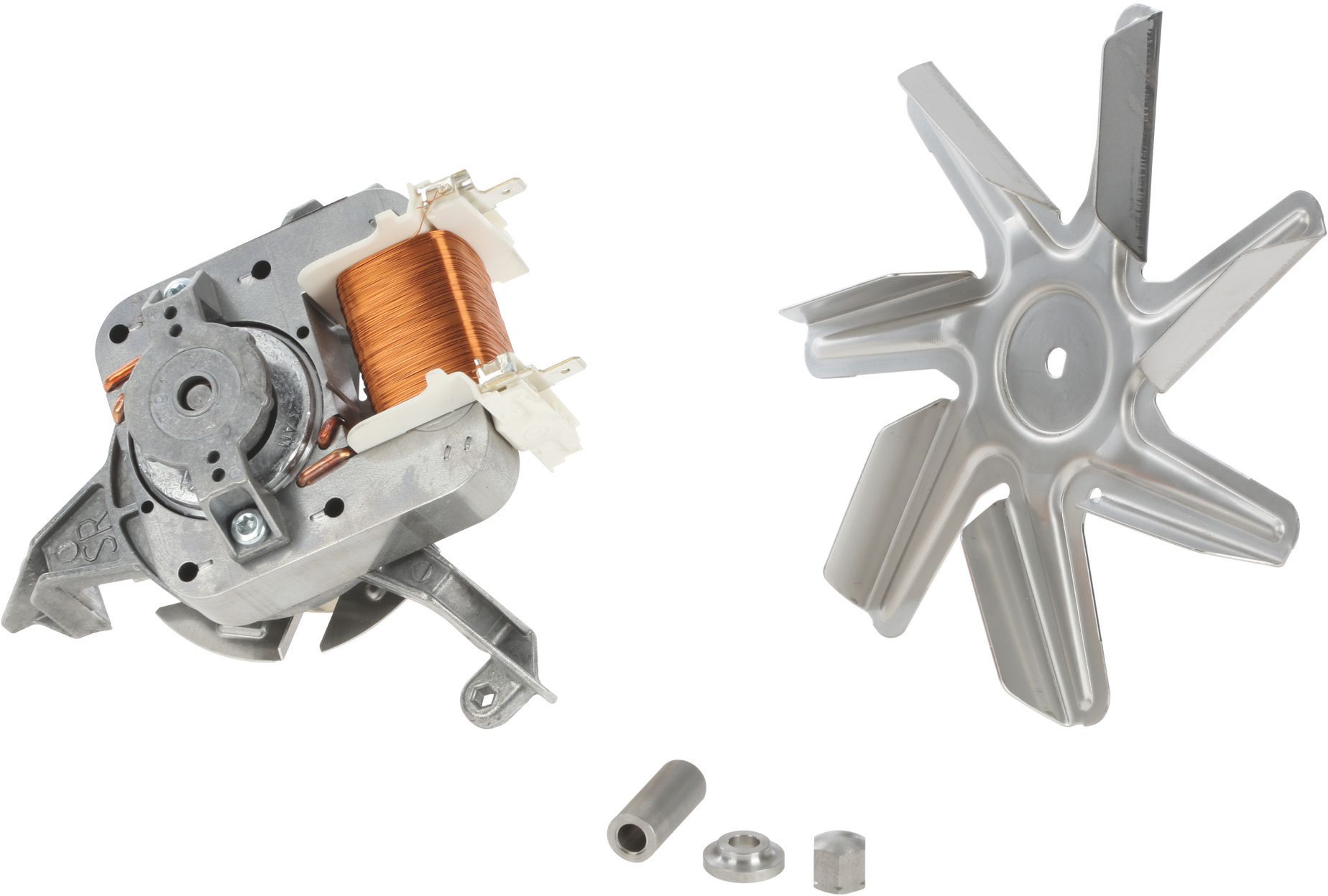 Gebl�semotor 220-240V Rad- Chrom-Nickel - Umluftgebl�se  Gebl�semotor 220-240V Rad- Chrom-Nickel - Umluftgebl�se (BD-00495164)