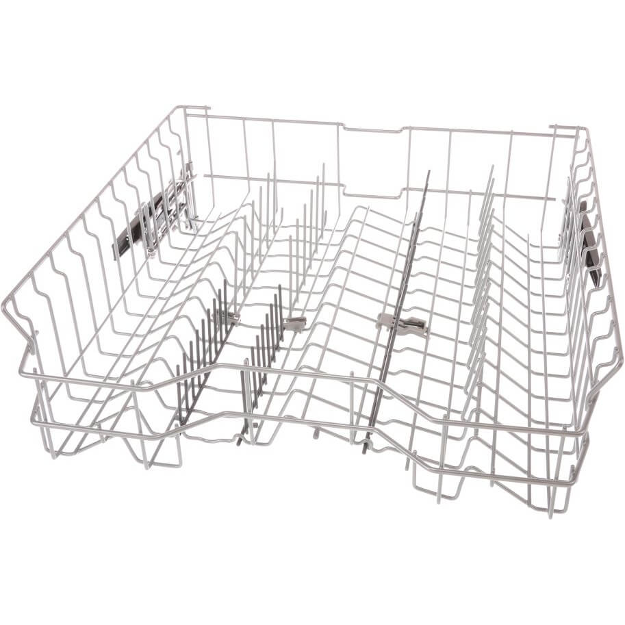 Geschirrkorb oben Oberkorb silber- 4 Klappstacheln dunkelgrau- Rackmatik (BD-20001992)