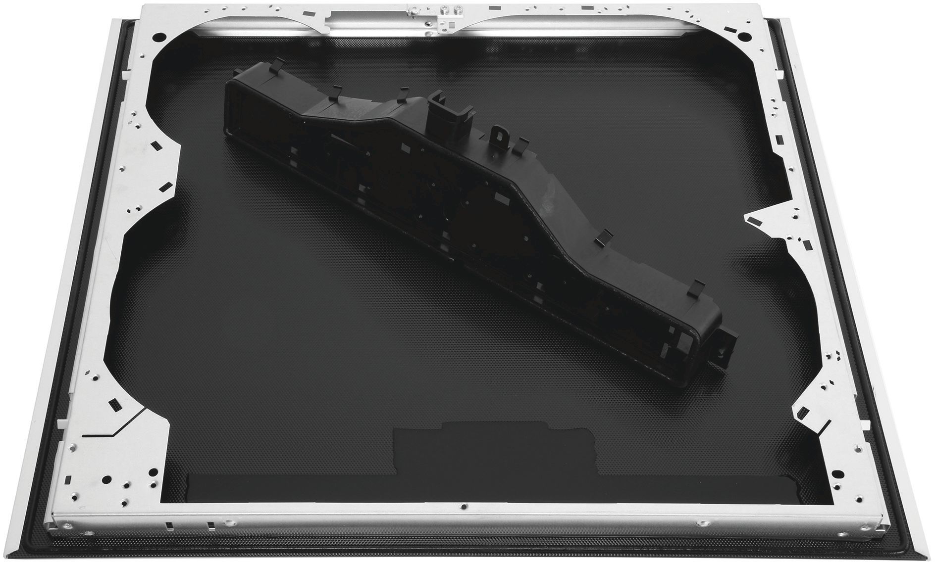 Glaskeramikfl�che Zierleisten l -r - Facette vorne- +Rastnasen (ws) 174959- +Erdungsklemme 611061  Glaskeramikfl�che Zierleisten l -r - Facette vorne- +Rastnasen (ws) 174959- +Erdungsklemme 611061 (BD-00773344)