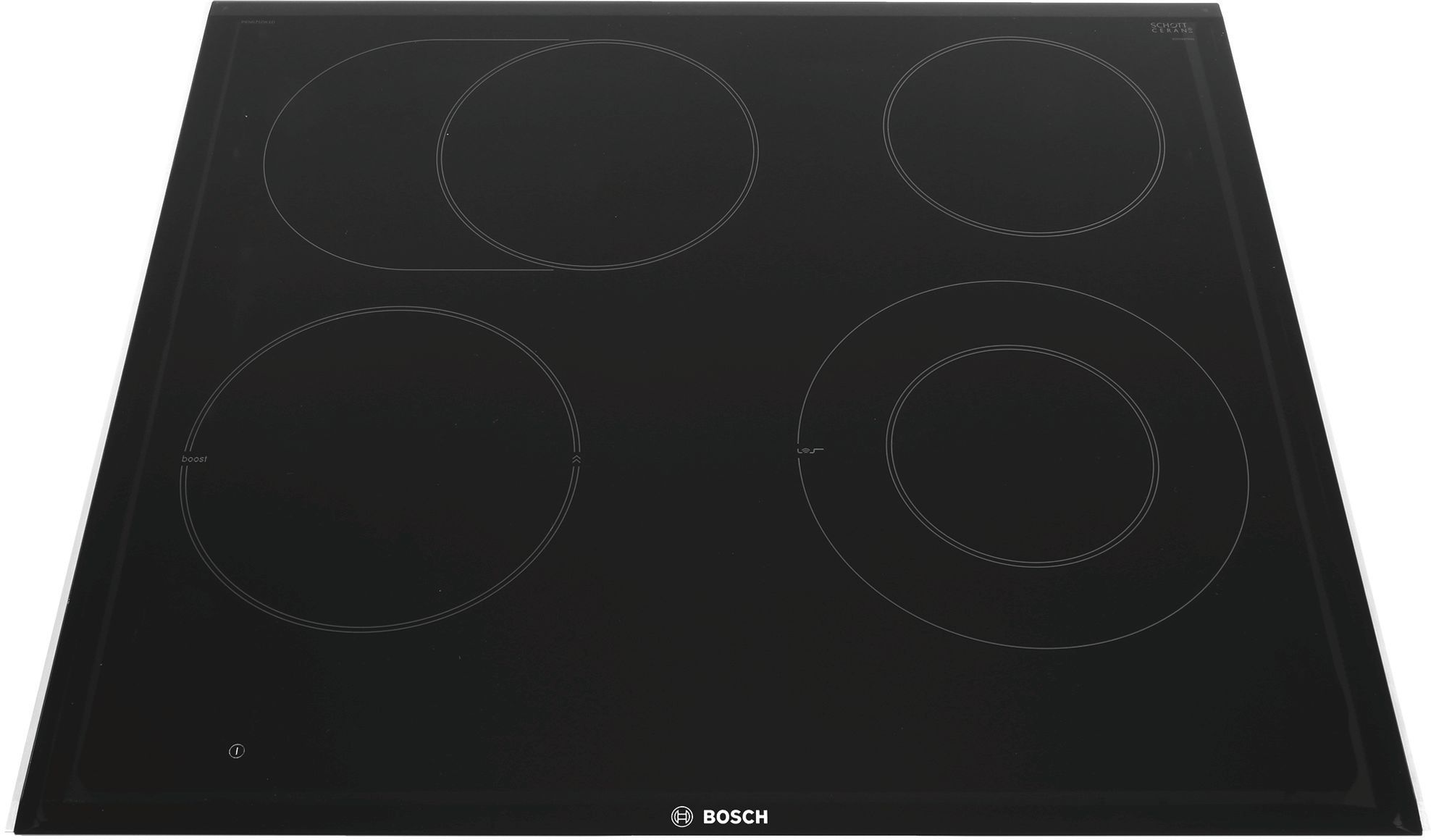 Glaskeramikfl�che Zierleisten l-r-v- Facetten v-h- +Rastnasen (ws) 174959- +Erdungsklemme 611061 (BD-00773350)