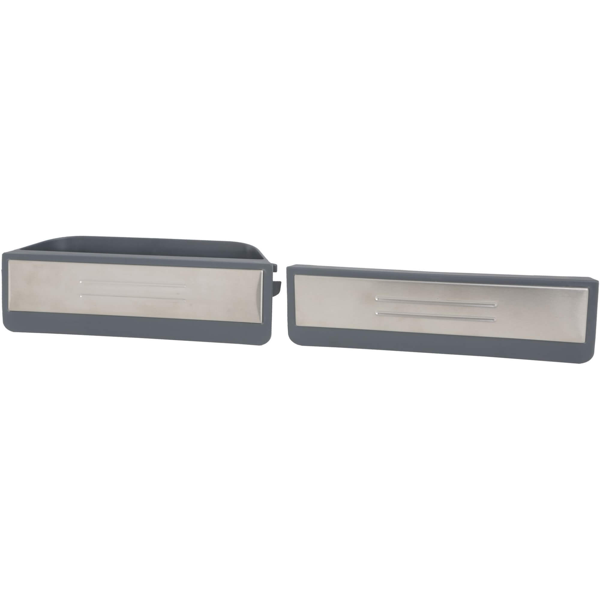 Griff Set f�r Oberkorb-Unterkorb dunkelgrau mit Edelstahleinlage (BD-00645096)