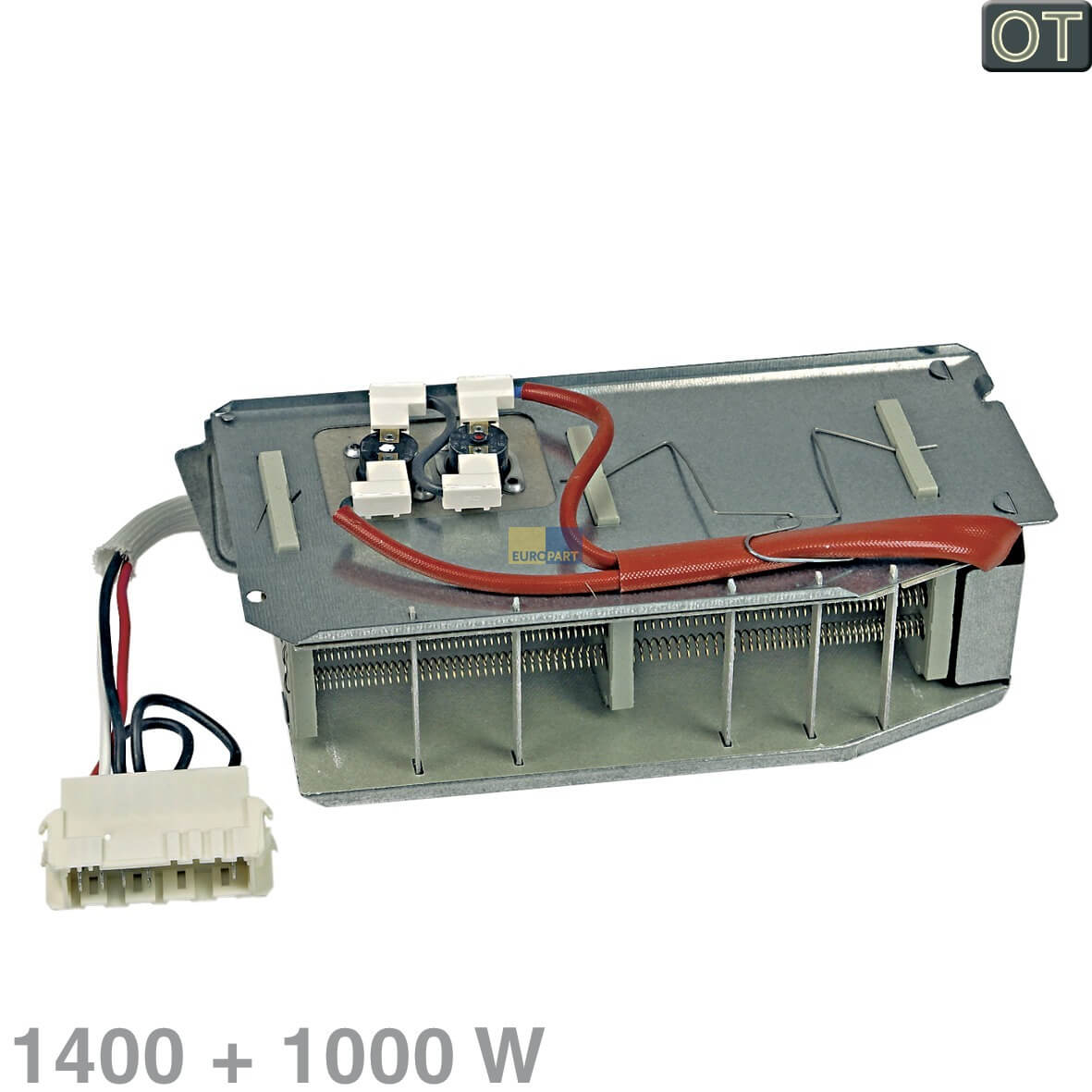 Heizelement AEG 125436512-3 Heizregister 1400+1000W 230V f�r Trockner (1254365123)