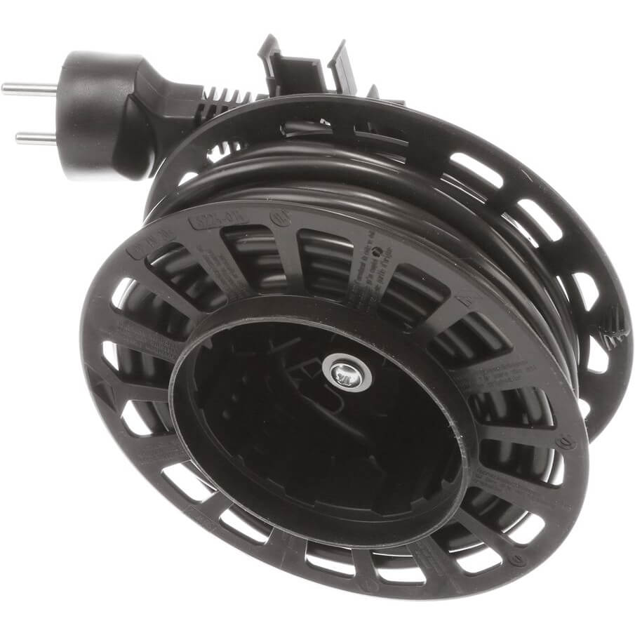 Kabeltrommel 7-25m- 1- IL-plug BLACK (BD-00652012)