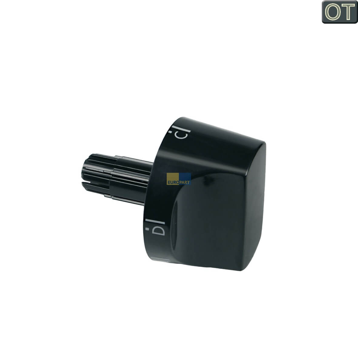 Knebel Programmwahl schwarz Zanker 152738010-7 f�r Geschirrsp�ler (1527380107)