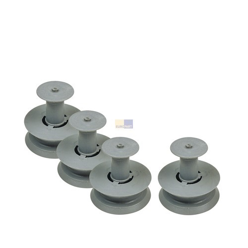 Korbrolle f�r Oberkorb Bauknecht 481252888113 in Geschirrsp�ler 4Stk (481252888113)