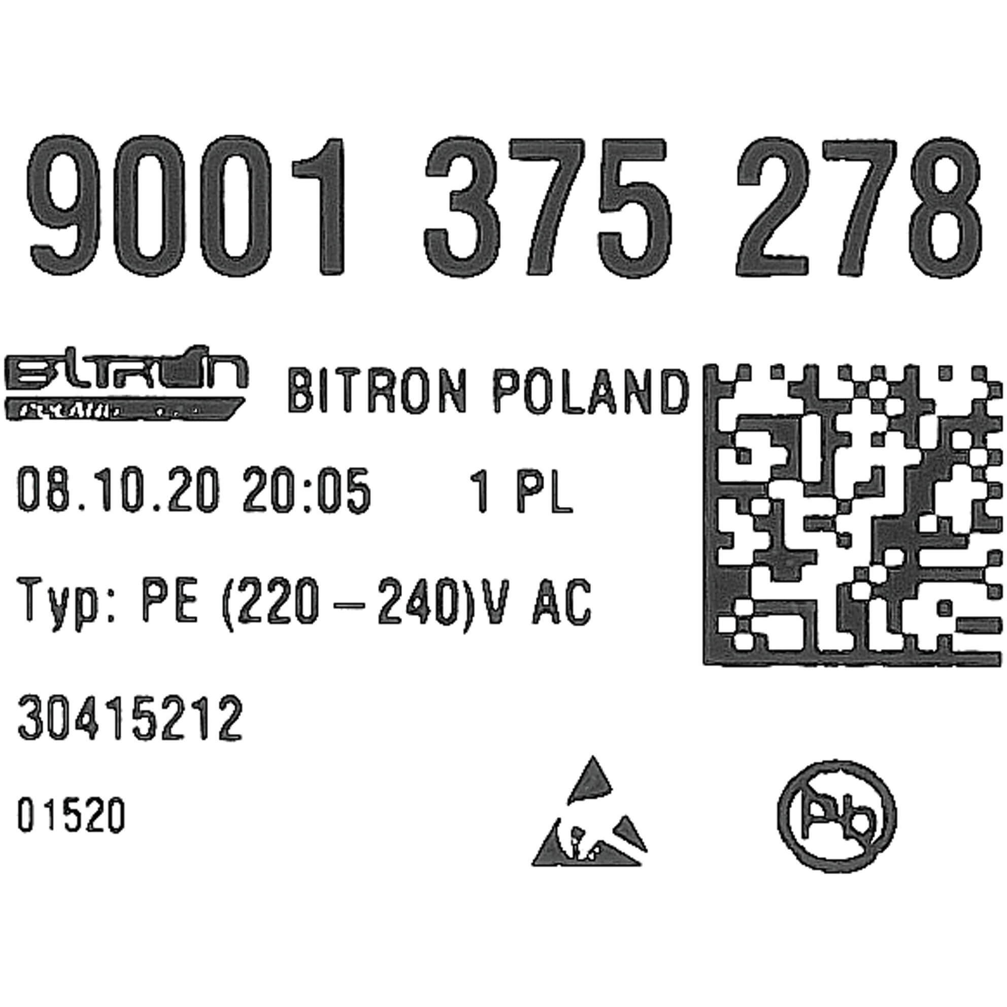 Leistungsmodul programmiert (BD-12007825)