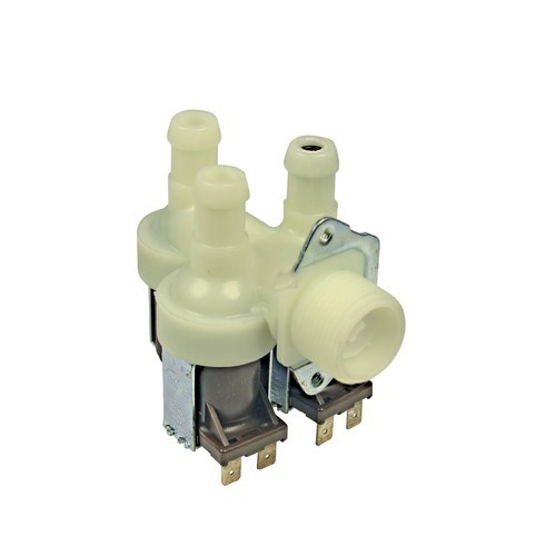 Magnetventil dreifach 90- 14- 0mm- mit Reduzierung f�r Waschmaschine Geschirrsp�ler (10002776)