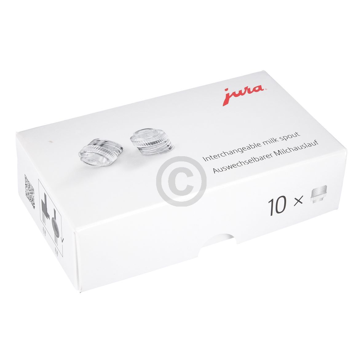 Milchauslauf Jura  f�r Feinschaumd�se Kaffeemaschine mit Connector System(c) 10Stk (72228)