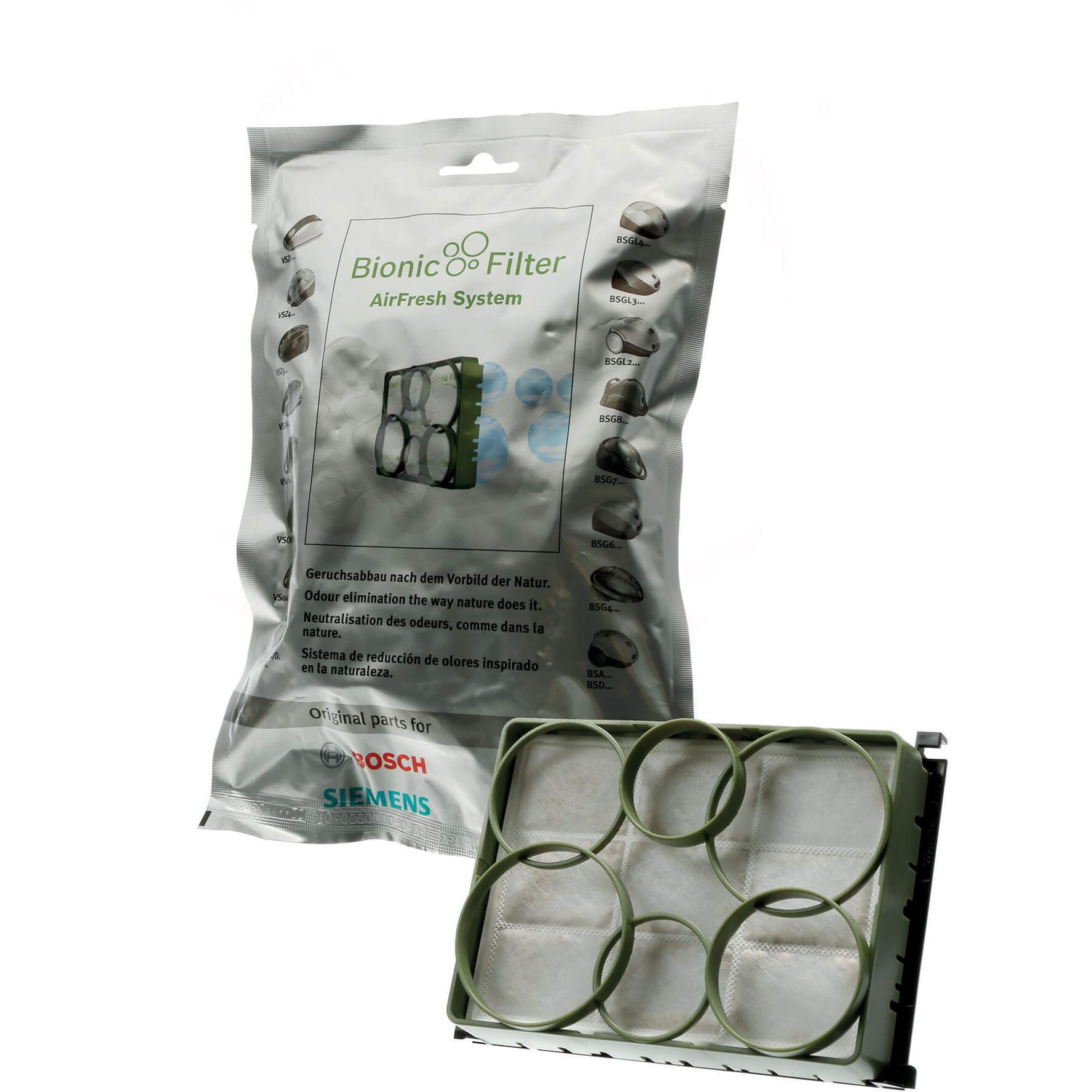 Motorschutzfilter BSH 00468637 BBZ11BF Bionic Airfreshfilter 152x108mm f�r Staubsauger (BD-00468637)