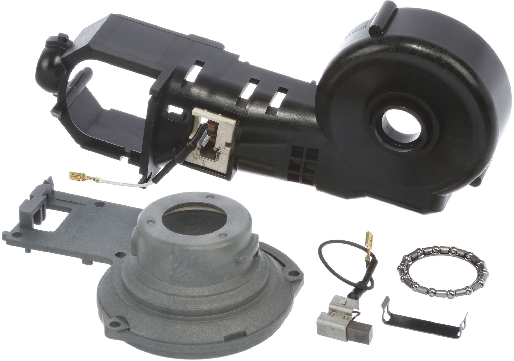 Rahmen Baugruppe Motortr�ger + Kegelrad-Geh�use inklusive Kohleb�rstenvon Pos 0225 + 0235 + 0226 (BD-12011073)