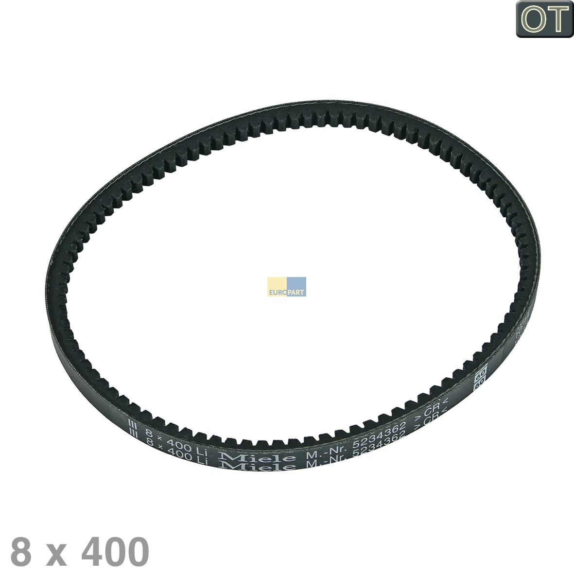 Riemen Miele 5234362 8x400 f�r Trockner Professional-Trockenautomat (EA-5234362)