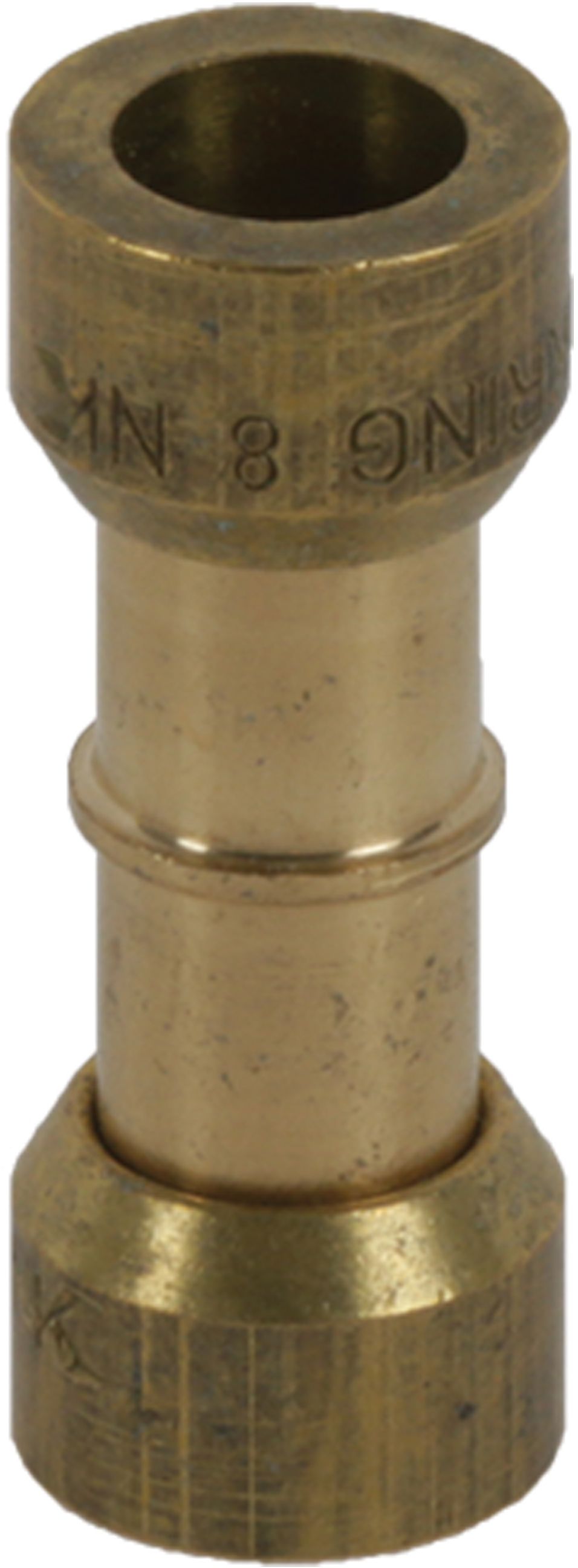 Rohrverbindungsst�ck Lokring Kupplung 8-8mm Messing (KD-00065647)