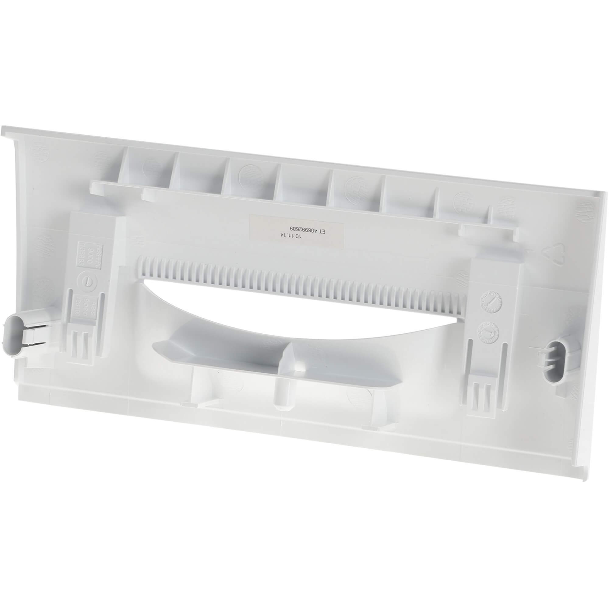 Schalengriff Master weiss-silber- Bedruckung: anthrazit grau-feuerrot (BD-12005829)