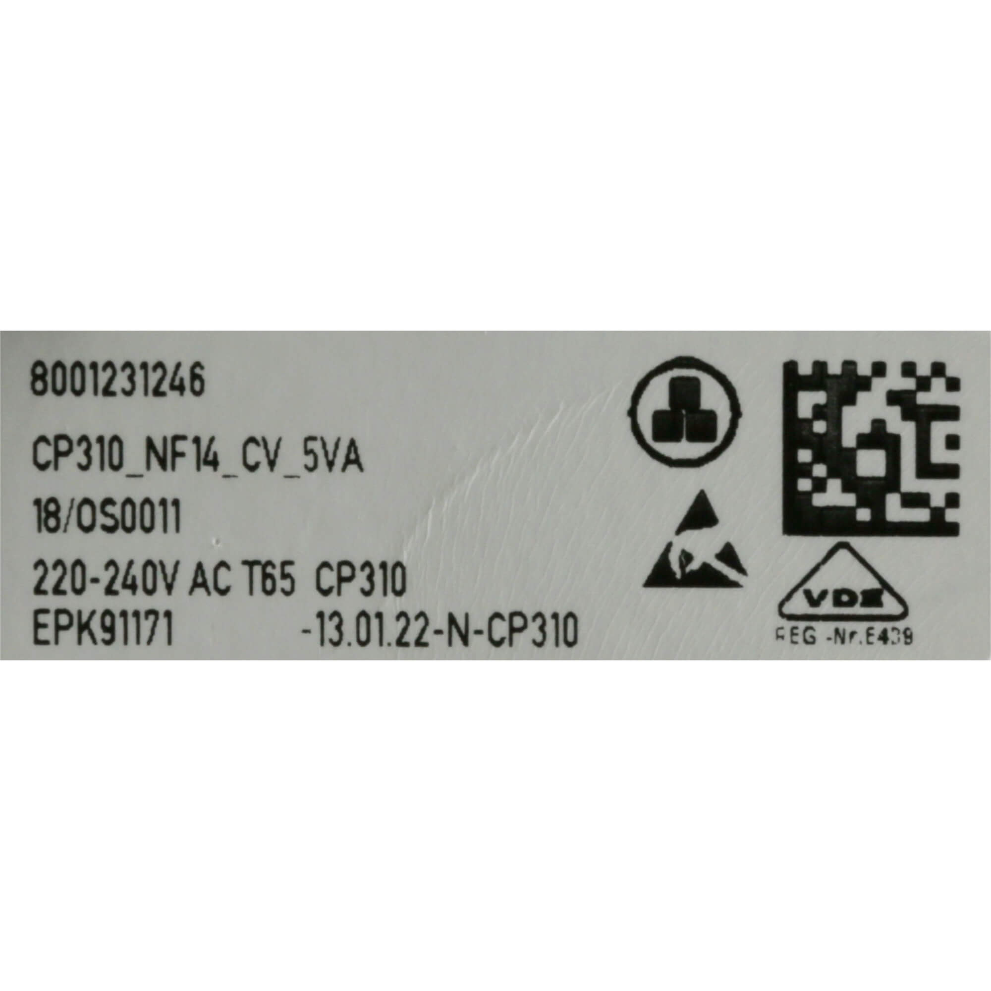 Steuerungsmodul programmiert (12020325)