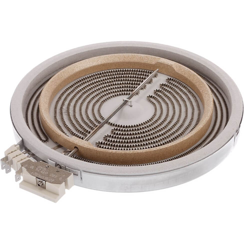 Strahlheizk�rper BSH 00446645 225-170mm- Zweikreis EGO 10-53214-472 f�r Kochfeld Herd (00446645)