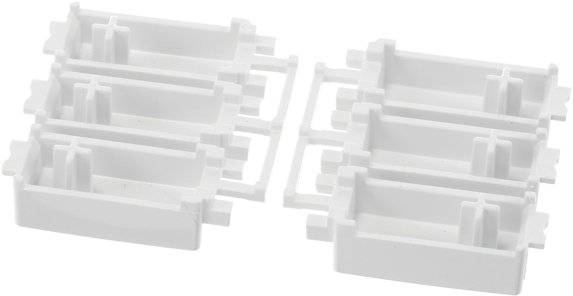 Tastensatz Weiss- Bosch Mittelklasse 6 Programmtasten- bedruckt (BD-10001280)