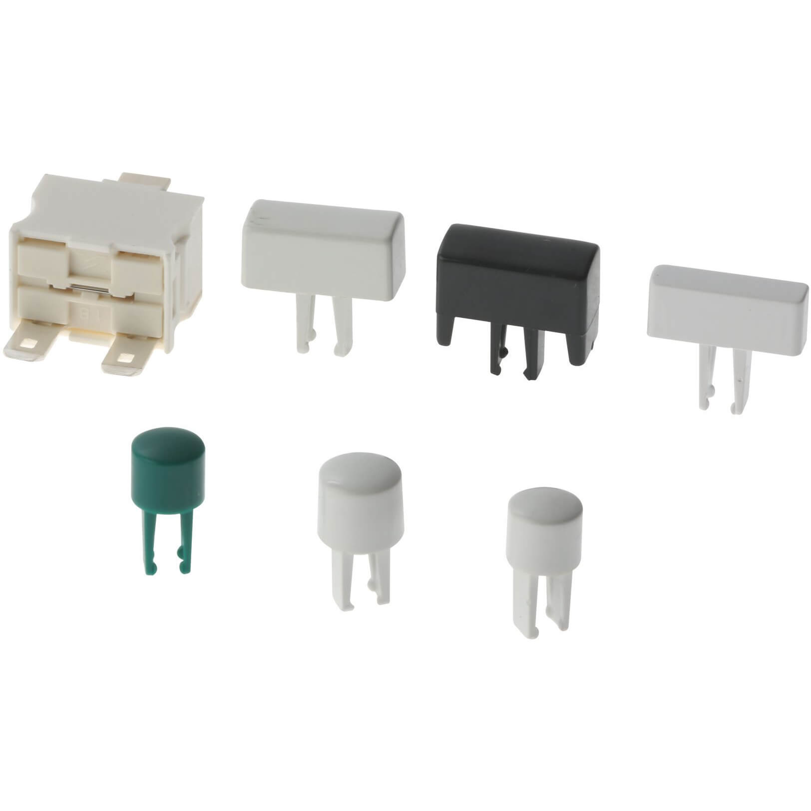 Tastenschalter 1-fach Ein-Ausschalter mit Tastenkappen (BD-00188281)