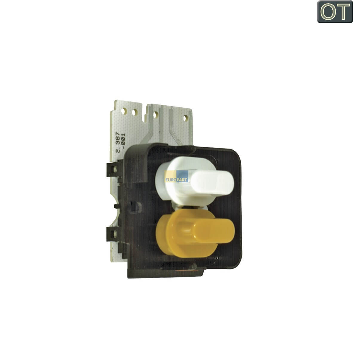 Tastenschalter Miele 4765260 zweifach Ein-Aus - T�r mit Tastenkappen f�r Trockner (EA-4765260)