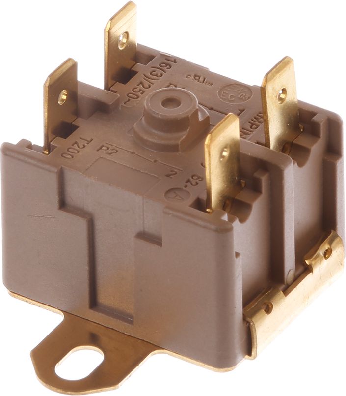 Temperaturregler Thermostat double 130-C- 2x �ffner Sicherheitsschalter am K�hlluftkanal (BD-10016762)