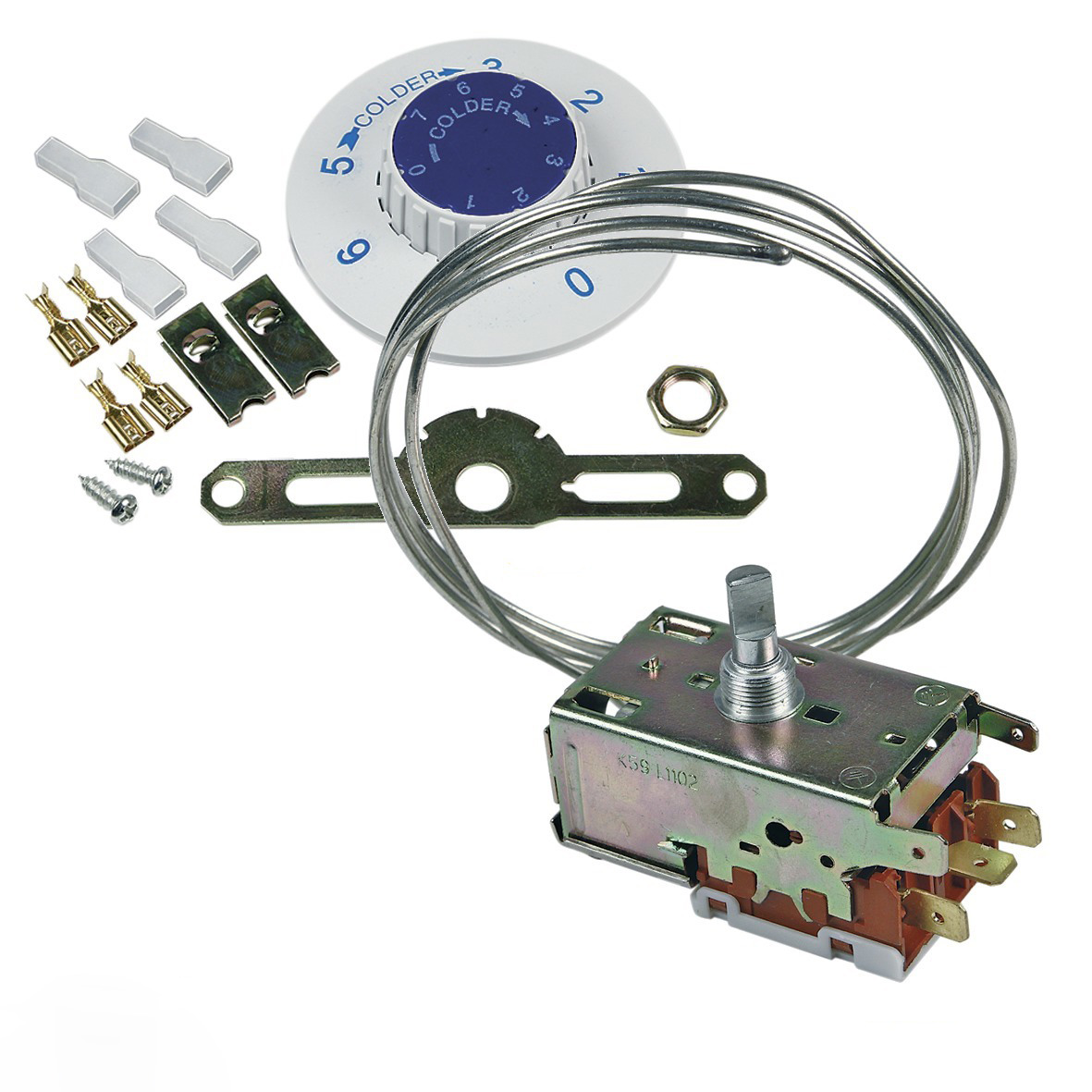 Thermostat Ranco K59-L1102 wie VT9 mit Zubeh�r f�r 2 sowie 3Sterne K�hlschrank (KD-10027593)